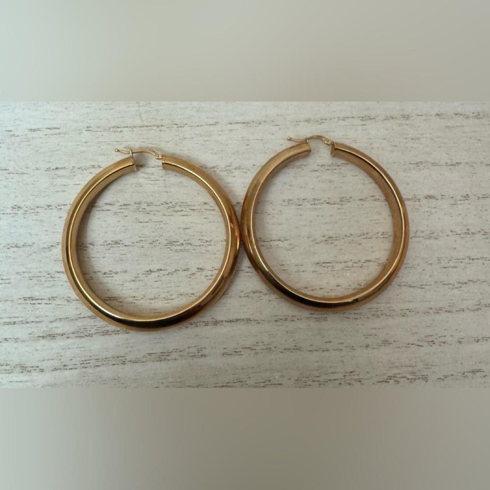 Milor bronze hoop earrings